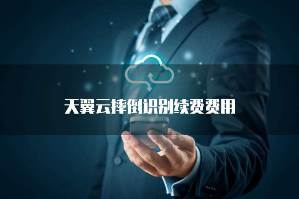 天翼云摔倒识别续费费用