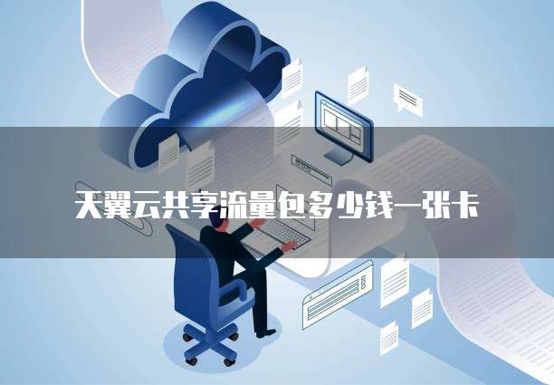 天翼云共享流量包多少钱一张卡
