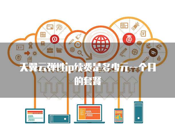 天翼云弹性ip续费是多少元一个月的套餐