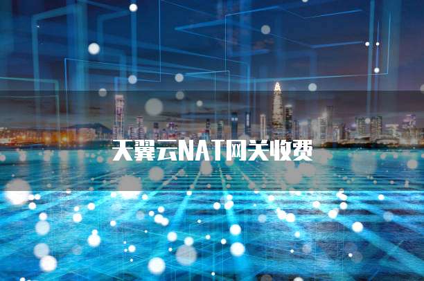 天翼云NAT网关收费
