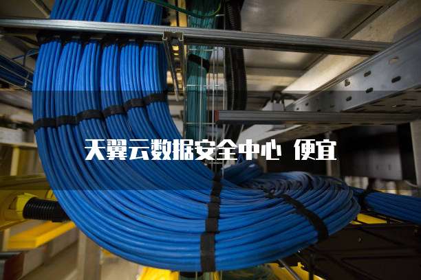 天翼云数据安全中心 便宜
