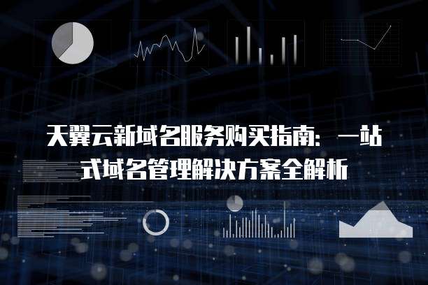 天翼云新域名服务购买指南：一站式域名管理解决方案全解析