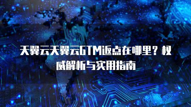 天翼云天翼云GTM返点在哪里?权威解析与实用指南