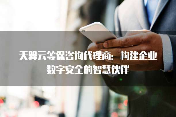 天翼云等保咨询代理商:构建企业数字安全的智慧伙伴