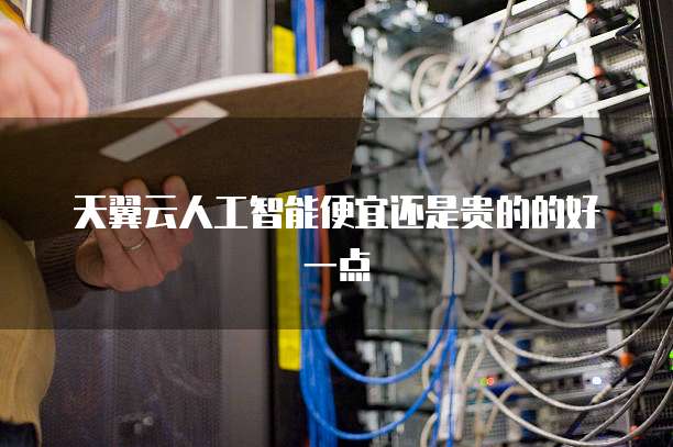 天翼云人工智能便宜还是贵的的好一点