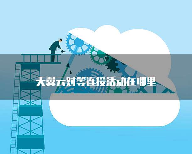 天翼云对等连接活动在哪里