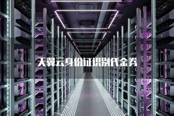 天翼云身份证识别代金券