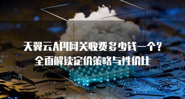 天翼云API网关收费多少钱一个?全面解读定价策略与性价比