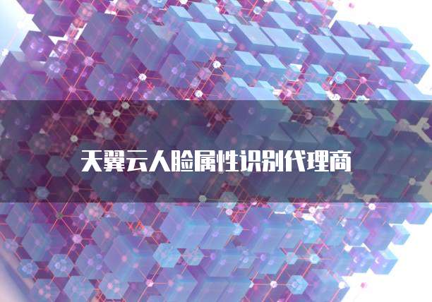 天翼云人脸属性识别代理商