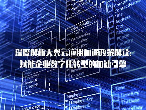 深度解析天翼云应用加速政策解读:赋能企业数字化转型的加速引擎