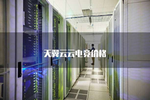 天翼云云电竞价格