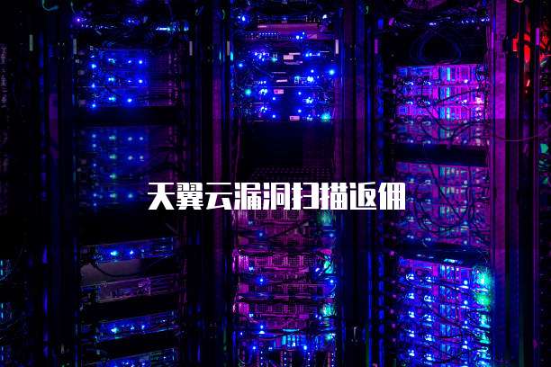 天翼云漏洞扫描返佣