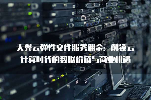 天翼云弹性文件服务佣金：解锁云计算时代的数据价值与商业机遇