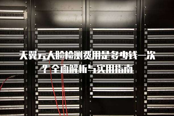天翼云人脸检测费用是多少钱一次?全面解析与实用指南