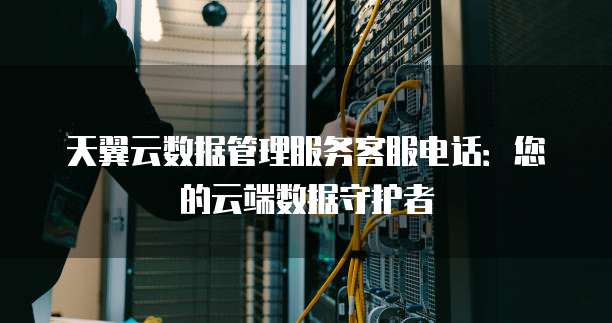 天翼云数据管理服务客服电话:您的云端数据守护者