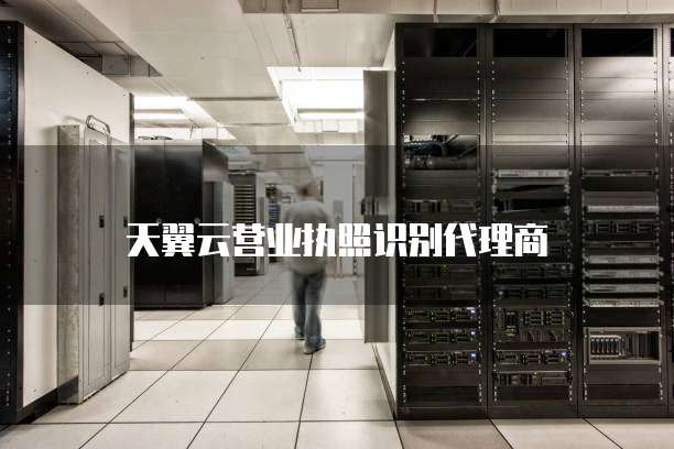 天翼云营业执照识别代理商