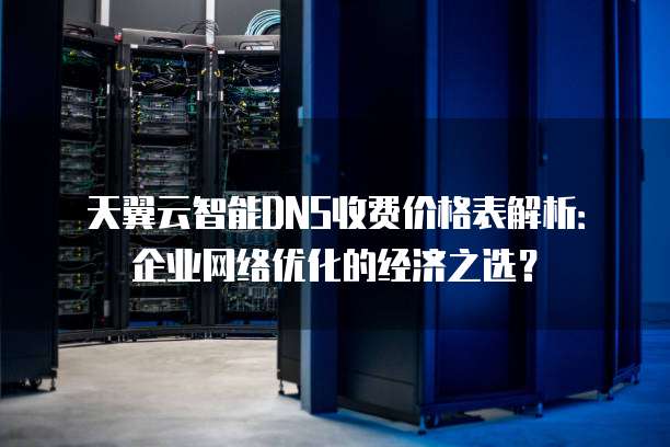 天翼云智能DNS收费价格表解析:企业网络优化的经济之选?