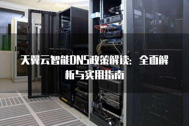 天翼云智能DNS政策解读:全面解析与实用指南