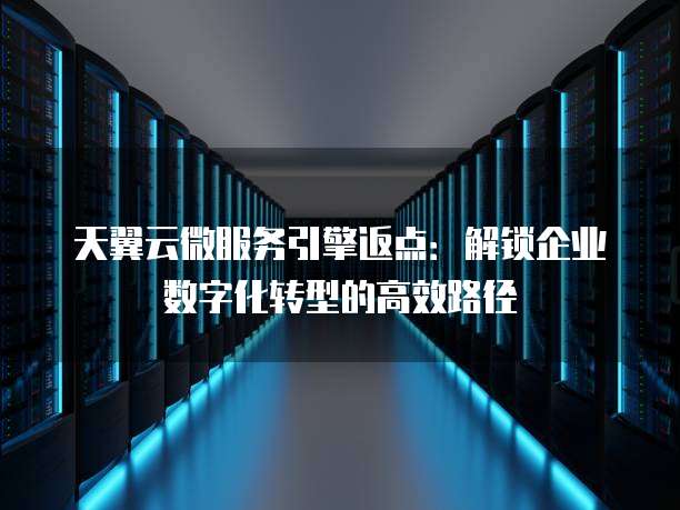 天翼云微服务引擎返点:解锁企业数字化转型的高效路径