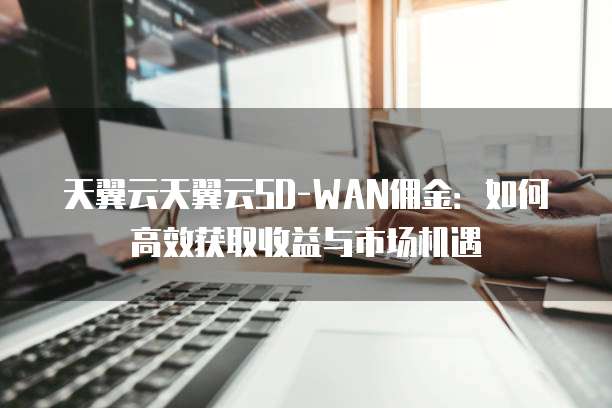 天翼云天翼云SD-WAN佣金:如何高效获取收益与市场机遇