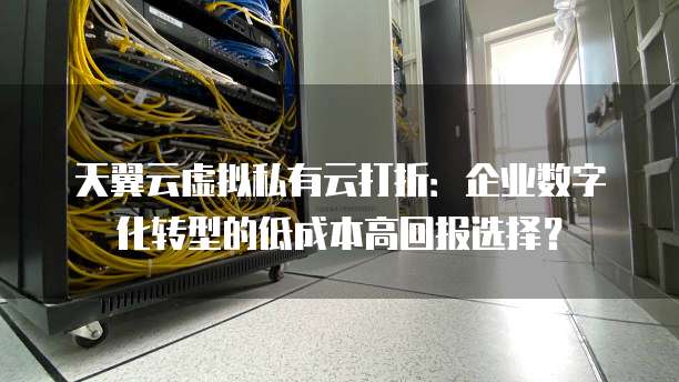 天翼云虚拟私有云打折：企业数字化转型的低成本高回报选择？