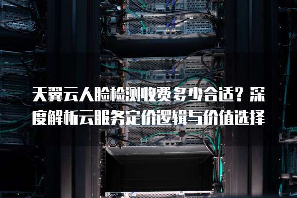 天翼云人脸检测收费多少合适?深度解析云服务定价逻辑与价值选择
