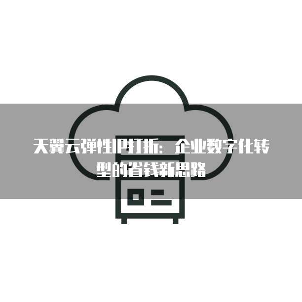 天翼云弹性IP打折:企业数字化转型的省钱新思路