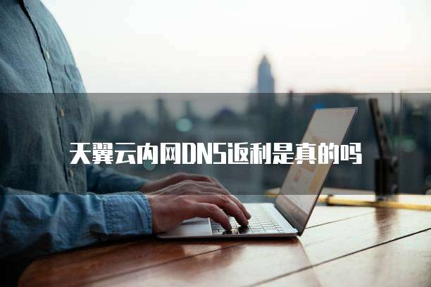 天翼云内网DNS返利是真的吗