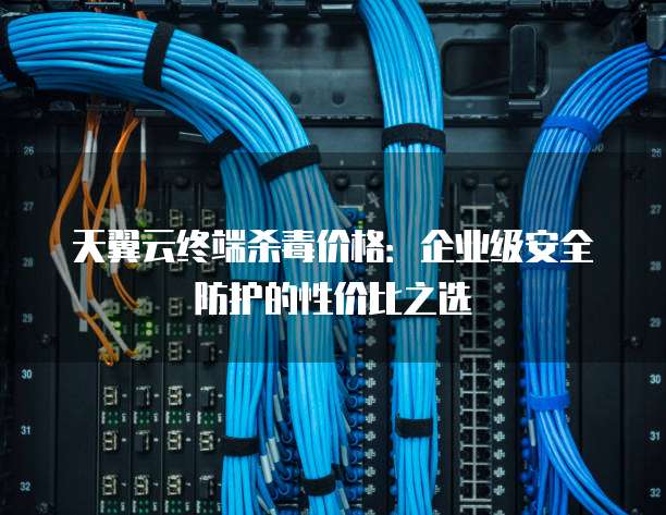 天翼云终端杀毒价格:企业级安全防护的性价比之选