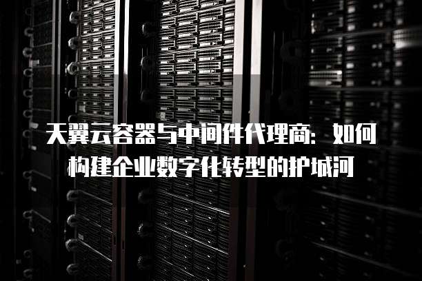 天翼云容器与中间件代理商：如何构建企业数字化转型的护城河