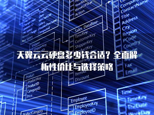 天翼云云硬盘多少钱合适?全面解析性价比与选择策略