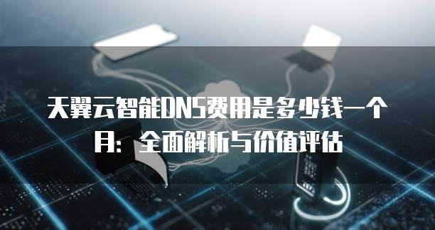 天翼云智能DNS费用是多少钱一个月:全面解析与价值评估