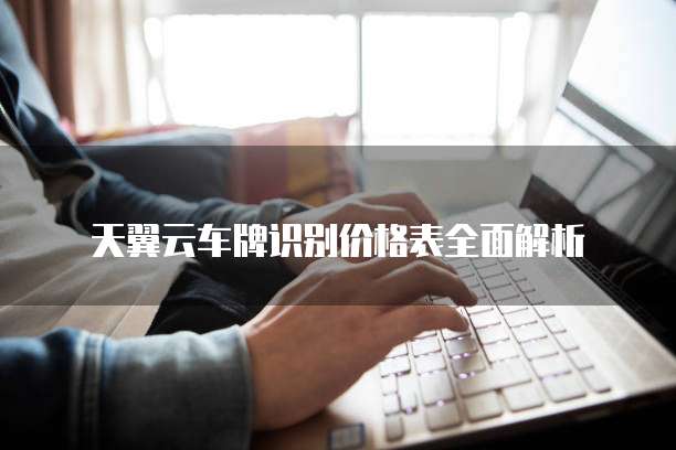 天翼云车牌识别价格表全面解析