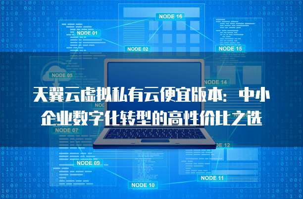 天翼云虚拟私有云便宜版本:中小企业数字化转型的高性价比之选