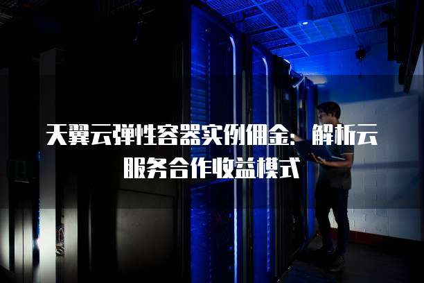 天翼云弹性容器实例佣金:解析云服务合作收益模式