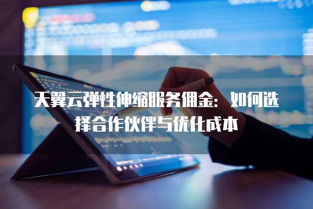 天翼云弹性伸缩服务佣金:如何选择合作伙伴与优化成本