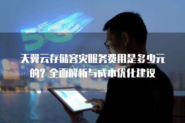 天翼云存储容灾服务费用是多少元的？全面解析与成本优化建议