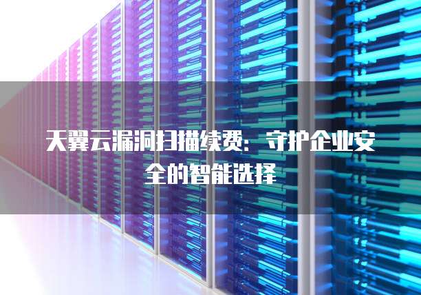 天翼云漏洞扫描续费:守护企业安全的智能选择