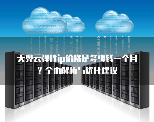 天翼云弹性ip价格是多少钱一个月?全面解析与优化建议
