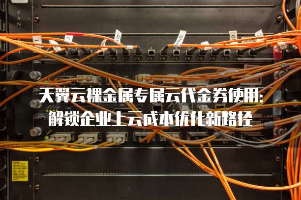 天翼云裸金属专属云代金券使用:解锁企业上云成本优化新路径