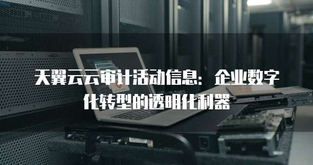 天翼云云审计活动信息:企业数字化转型的透明化利器