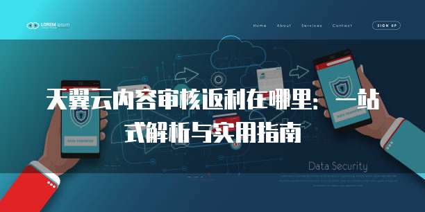天翼云内容审核返利在哪里：一站式解析与实用指南