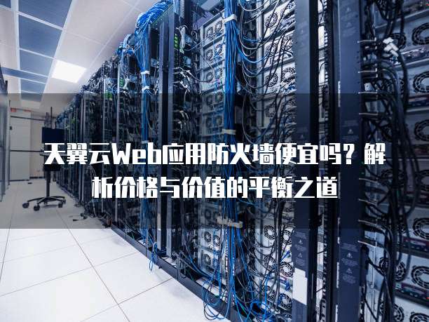 天翼云Web应用防火墙便宜吗?解析价格与价值的平衡之道