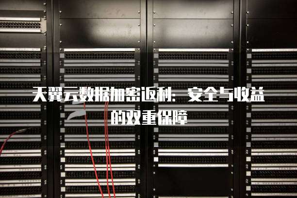 天翼云数据加密返利:安全与收益的双重保障