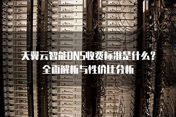 天翼云智能DNS收费标准是什么?全面解析与性价比分析