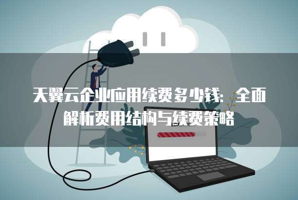 天翼云企业应用续费多少钱：全面解析费用结构与续费策略
