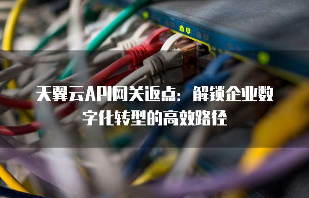 天翼云API网关返点:解锁企业数字化转型的高效路径