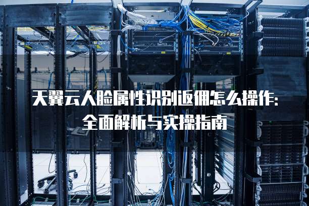天翼云人脸属性识别返佣怎么操作：全面解析与实操指南