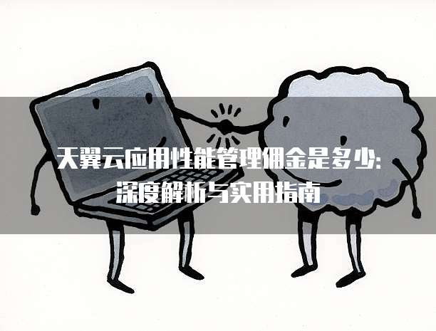 天翼云应用性能管理佣金是多少:深度解析与实用指南