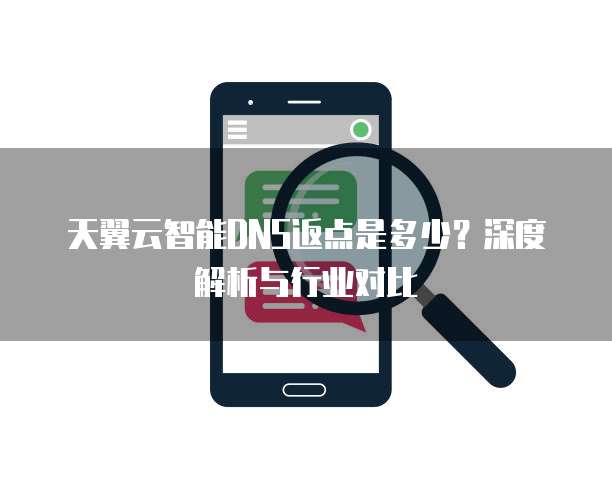 天翼云智能DNS返点是多少?深度解析与行业对比